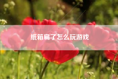 纸箱扁了怎么玩游戏