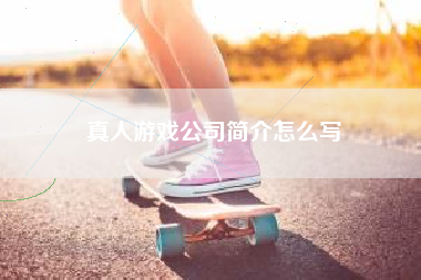 真人游戏公司简介怎么写