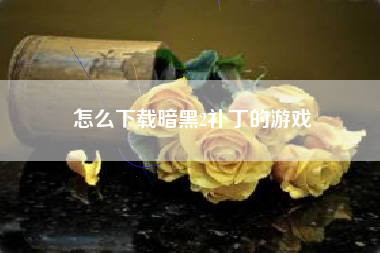 怎么下载暗黑2补丁的游戏