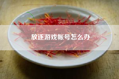 放逐游戏帐号怎么办