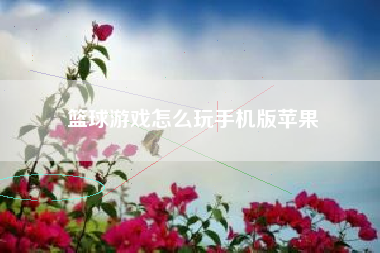 篮球游戏怎么玩手机版苹果