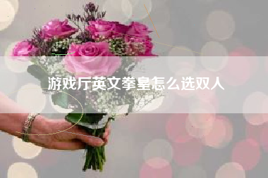 游戏厅英文拳皇怎么选双人