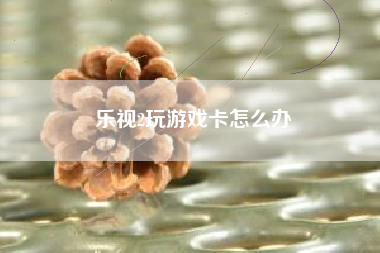 乐视2玩游戏卡怎么办