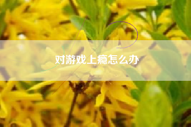 对游戏上瘾怎么办