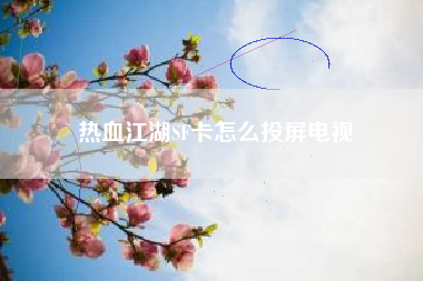 热血江湖SF卡怎么投屏电视