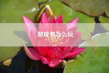 游戏书怎么玩