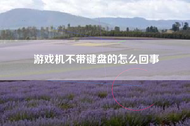 游戏机不带键盘的怎么回事