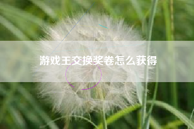 游戏王交换奖卷怎么获得
