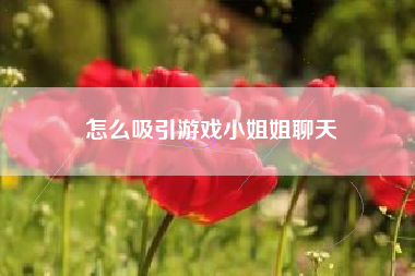 怎么吸引游戏小姐姐聊天