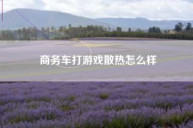 商务车打游戏散热怎么样