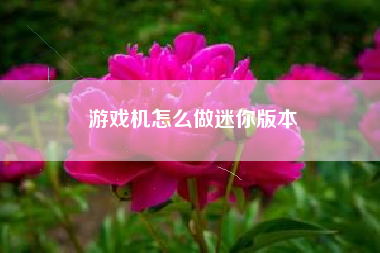 游戏机怎么做迷你版本