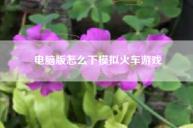 电脑版怎么下模拟火车游戏