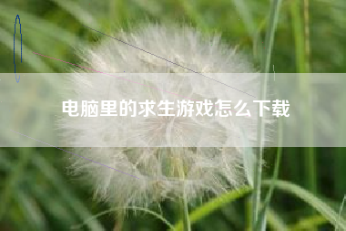 电脑里的求生游戏怎么下载