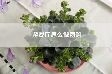 游戏厅怎么做团购