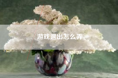 游戏退出怎么弄