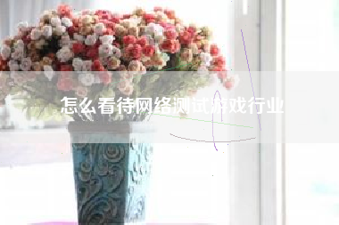怎么看待网络测试游戏行业