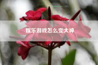 娱乐游戏怎么变大神