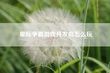 星际争霸游戏开发商怎么玩