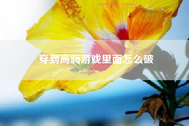 穿到高嗨游戏里面怎么破