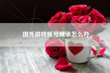 国外游戏账号继承怎么办