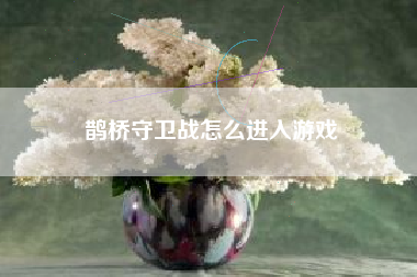 鹊桥守卫战怎么进入游戏