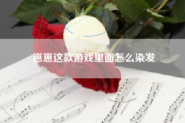 崽崽这款游戏里面怎么染发