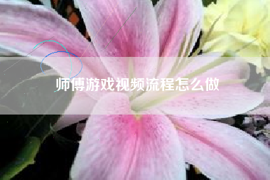 师傅游戏视频流程怎么做