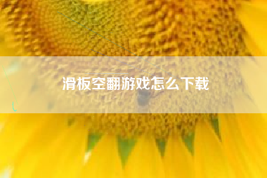 滑板空翻游戏怎么下载