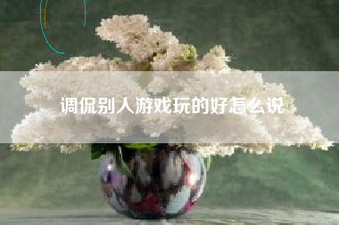 调侃别人游戏玩的好怎么说