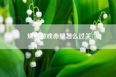 烧脑游戏赤壁怎么过关