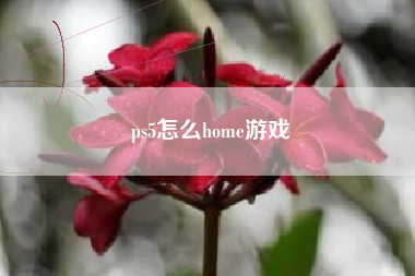 ps5怎么home游戏