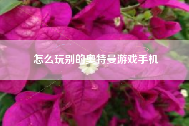 怎么玩别的奥特曼游戏手机
