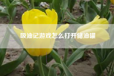 吸油记游戏怎么打开储油罐