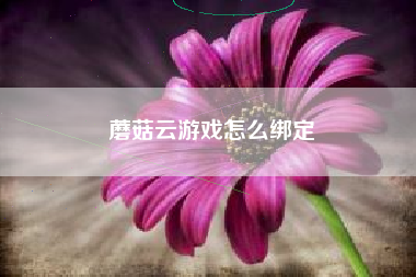 蘑菇云游戏怎么绑定
