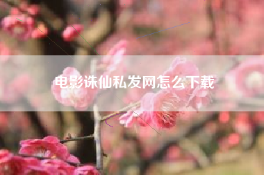 电影诛仙私发网怎么下载